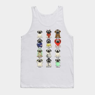 Pug Puns Tank Top